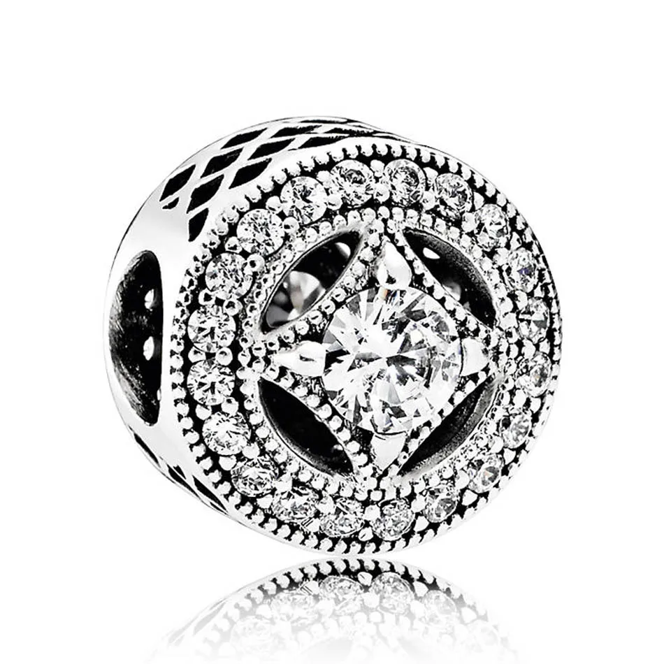 Authentic 925 Sterling Silver Vintage Allure With Crystal Bead Charm Fit Pandora Bracelet Bangle For Women DIY Jewelry Making
Authentic 925 Sterling Silver Vintage Allure With Crystal Bead Charm Fit Pandora Bracelet Bangle For Women DIY Jewelry Making