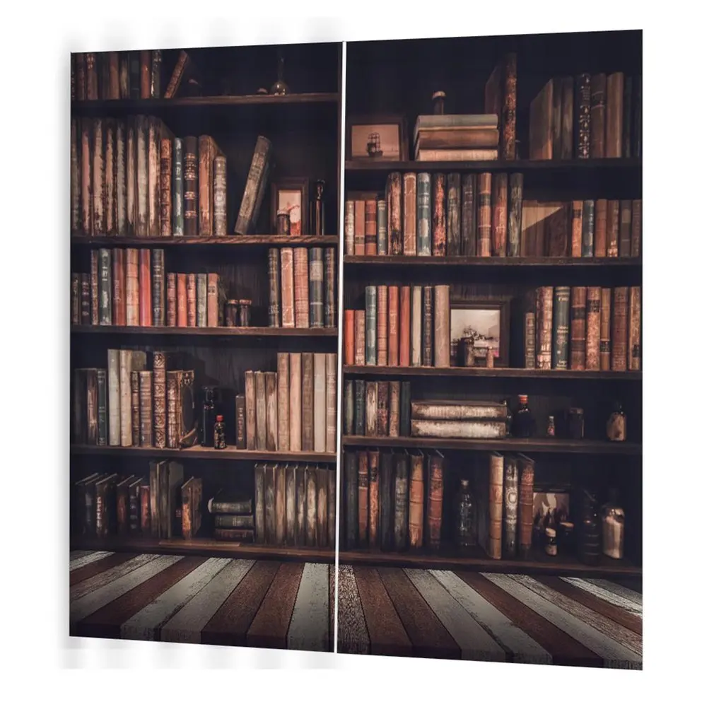 21-2 Bookshelf Curtains 140*100 Creative Home Interior Bedroom Living Room Curtain Hotel Decorative Curtain
21-2 Bookshelf Curtains 140*100 Creative Home Interior Bedroom Living Room Curtain Hotel Decorative Curtain