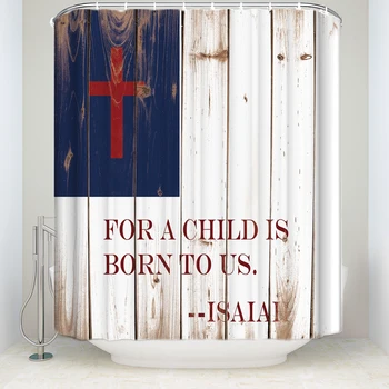 The Banner of Christ Isaiah Pattern Shower Curtain Waterproof Polyester Fabric Bathroom Decor Printed Shower Curtain
The Banner of Christ Isaiah Pattern Shower Curtain Waterproof Polyester Fabric Bathroom Decor Printed Shower Curtain