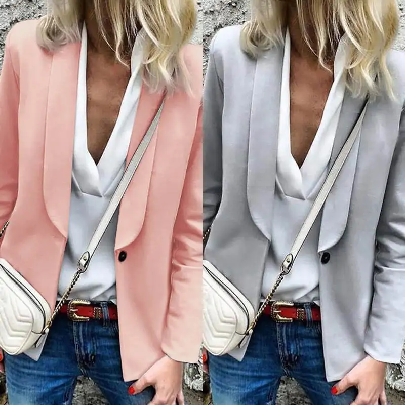 Celmia Women Blazer Plus Size Jackets 2019 Autumn Lapel Long Sleeve Slim Suit Buttons Basic Coats Elegant Cardigan Outerwear 5XL
Celmia Women Blazer Plus Size Jackets 2019 Autumn Lapel Long Sleeve Slim Suit Buttons Basic Coats Elegant Cardigan Outerwear 5XL