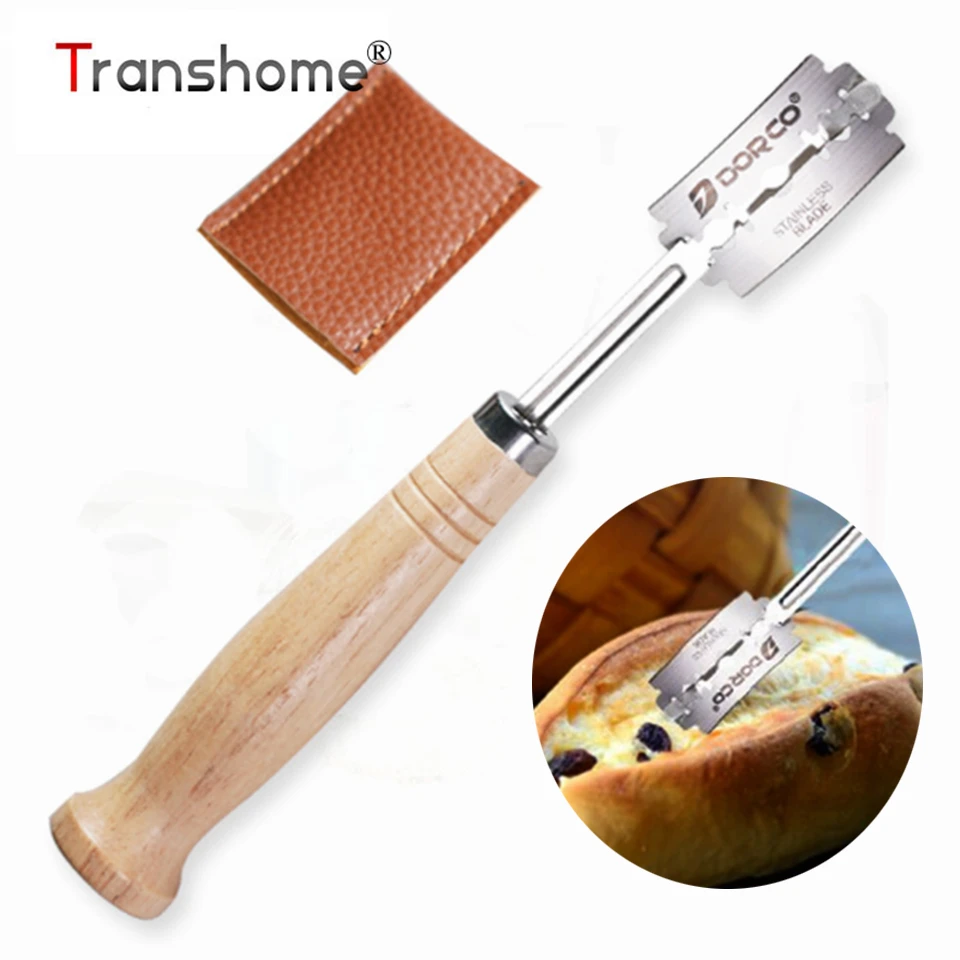 Transhome Baking Cutter Stainless Steel Pastry Cutters Bread Arc Curved Knife Send 4 Pcs Replacement Blade Baking Tools For Cake 
Transhome Baking Cutter Stainless Steel Pastry Cutters Bread Arc Curved Knife Send 4 Pcs Replacement Blade Baking Tools For Cake