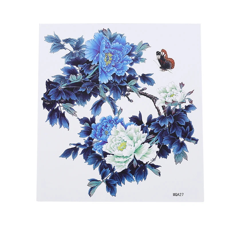 Blue Flowers Waterproof Tattoo Stickers Noble Cold And Sweatproof Durable Elegant Hot Sale Flower Arm Tattoo Tattoo Stickers
Blue Flowers Waterproof Tattoo Stickers Noble Cold And Sweatproof Durable Elegant Hot Sale Flower Arm Tattoo Tattoo Stickers