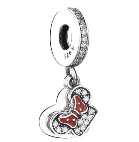 Original 925 Sterling Silver Charm Pave Love Heart Cartoon Mouse Minnie Pendant Beads Fit Pandora Bracelet & Necklace Jewelry
Original 925 Sterling Silver Charm Pave Love Heart Cartoon Mouse Minnie Pendant Beads Fit Pandora Bracelet & Necklace Jewelry