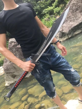 Hand-Made Red Army Broadsword WuShu DaDao Sword Sharp Black Manganese Steel Blade Long Handle Outdoors Fighting Knife
Hand-Made Red Army Broadsword WuShu DaDao Sword Sharp Black Manganese Steel Blade Long Handle Outdoors Fighting Knife