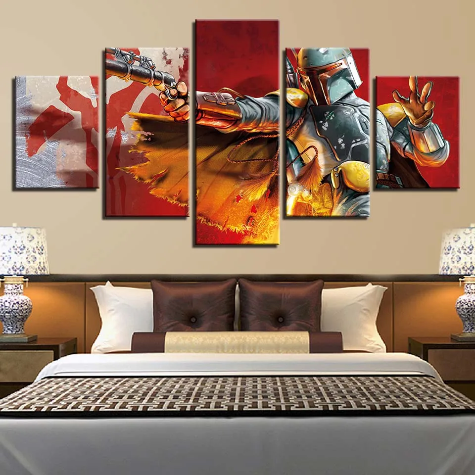 Canvas HD Prints Painting Home Decor Wall Art 5 Panel Star Wars Battle Multiple Movie Posters Frame Bedroom Modular Pictures
Canvas HD Prints Painting Home Decor Wall Art 5 Panel Star Wars Battle Multiple Movie Posters Frame Bedroom Modular Pictures
