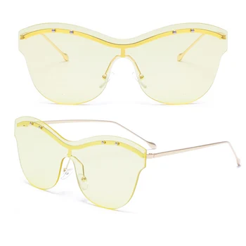 2019 Sale Promotion Summer Style Vintage Rimless Oversized One Lens Sun Glasses Fashion Trend Ladies Sunglasses Shopping Party
2019 Sale Promotion Summer Style Vintage Rimless Oversized One Lens Sun Glasses Fashion Trend Ladies Sunglasses Shopping Party