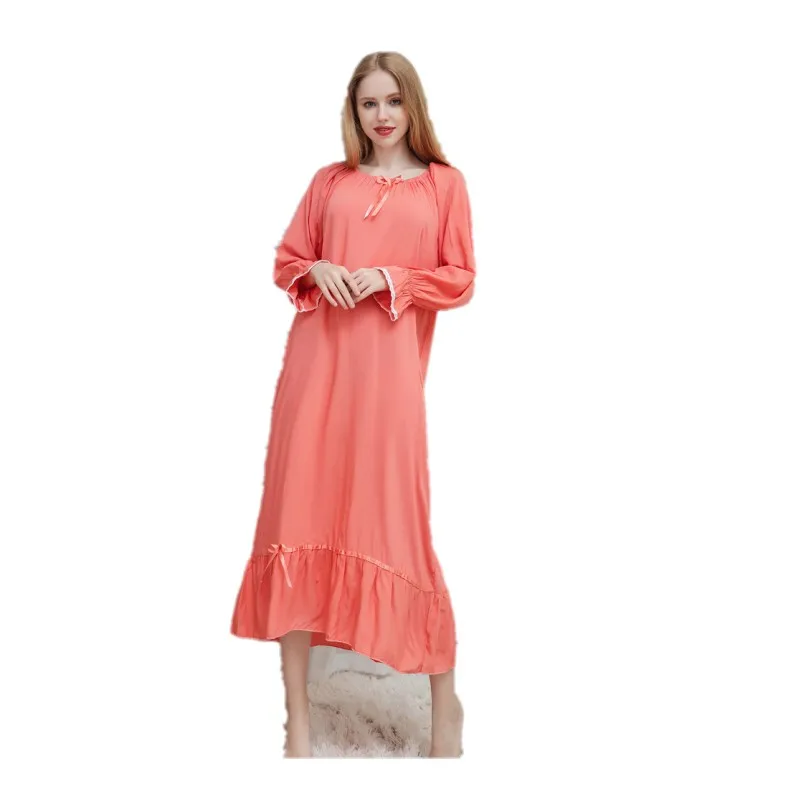 red dress cotton Women Sleepwear Plus Size M-2XL Spring Autumn long Sleeve Solid Pregnant Casual Lounge Long Gown Nightgown
red dress cotton Women Sleepwear Plus Size M-2XL Spring Autumn long Sleeve Solid Pregnant Casual Lounge Long Gown Nightgown