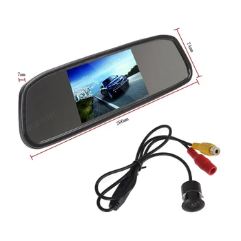 4.3 inch TFT LCD screen car Mirror Monitor 2 VA input display +18.5 mm 170 degree AntiFog Waterproof Rearview camera
4.3 inch TFT LCD screen car Mirror Monitor 2 VA input display +18.5 mm 170 degree AntiFog Waterproof Rearview camera
