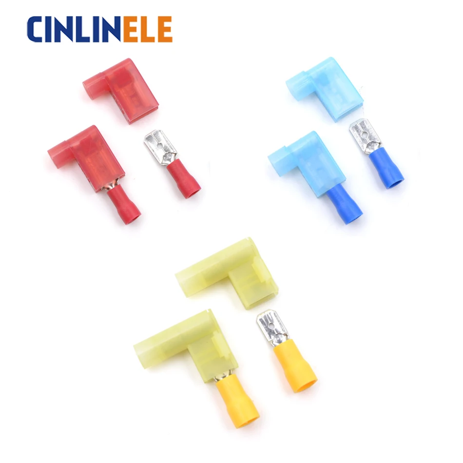 40Pieces/20Set Crimp Male Female Spade Cable Terminals Nylon Flag Right Angle Insulated Fast Quick Wire Connector Terminator
40Pieces/20Set Crimp Male Female Spade Cable Terminals Nylon Flag Right Angle Insulated Fast Quick Wire Connector Terminator