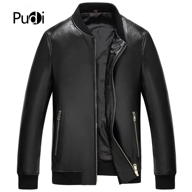 PUDI MT838 2018 Men new fashion real sheep leather jackets with hood collar fall winter casual outwear
PUDI MT838 2018 Men new fashion real sheep leather jackets with hood collar fall winter casual outwear