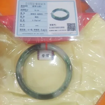 Zheru Jewelry Natural Jadeite Bracelet Elegant Green Bicolor 54-62mm Female Gift A Class A National Certificate
Zheru Jewelry Natural Jadeite Bracelet Elegant Green Bicolor 54-62mm Female Gift A Class A National Certificate