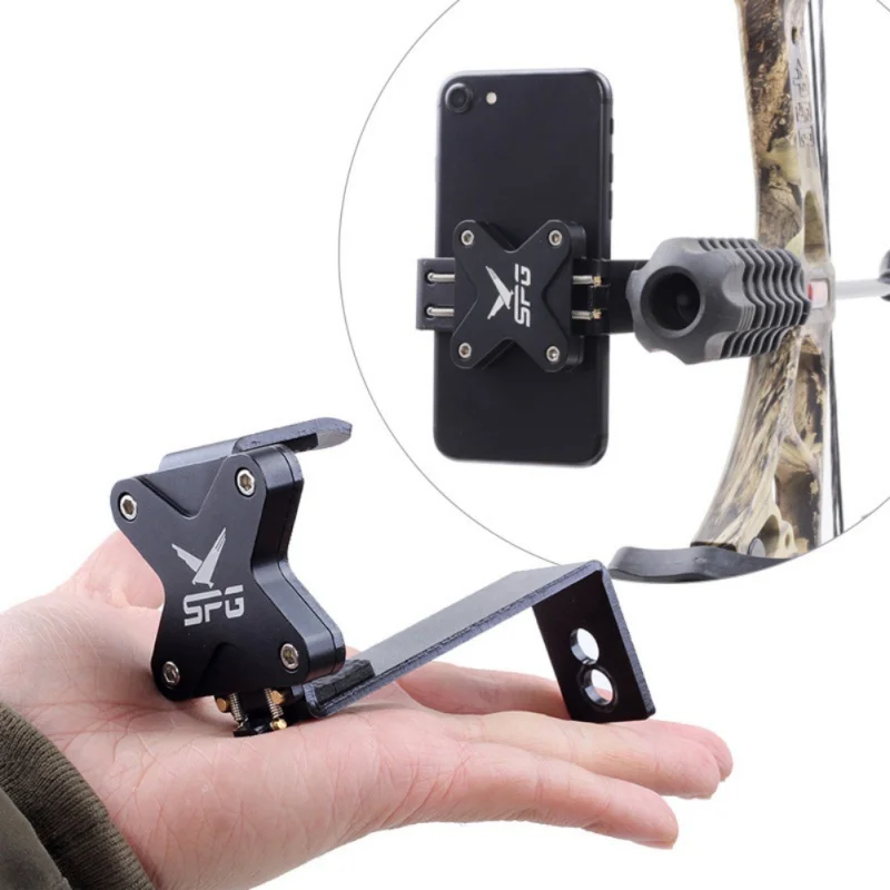 Phone Mount Bow Bracket Shock Absorption Arrow Aiming Smartphone Camera Bow Holder Hunting Moment Durable Tool
Phone Mount Bow Bracket Shock Absorption Arrow Aiming Smartphone Camera Bow Holder Hunting Moment Durable Tool