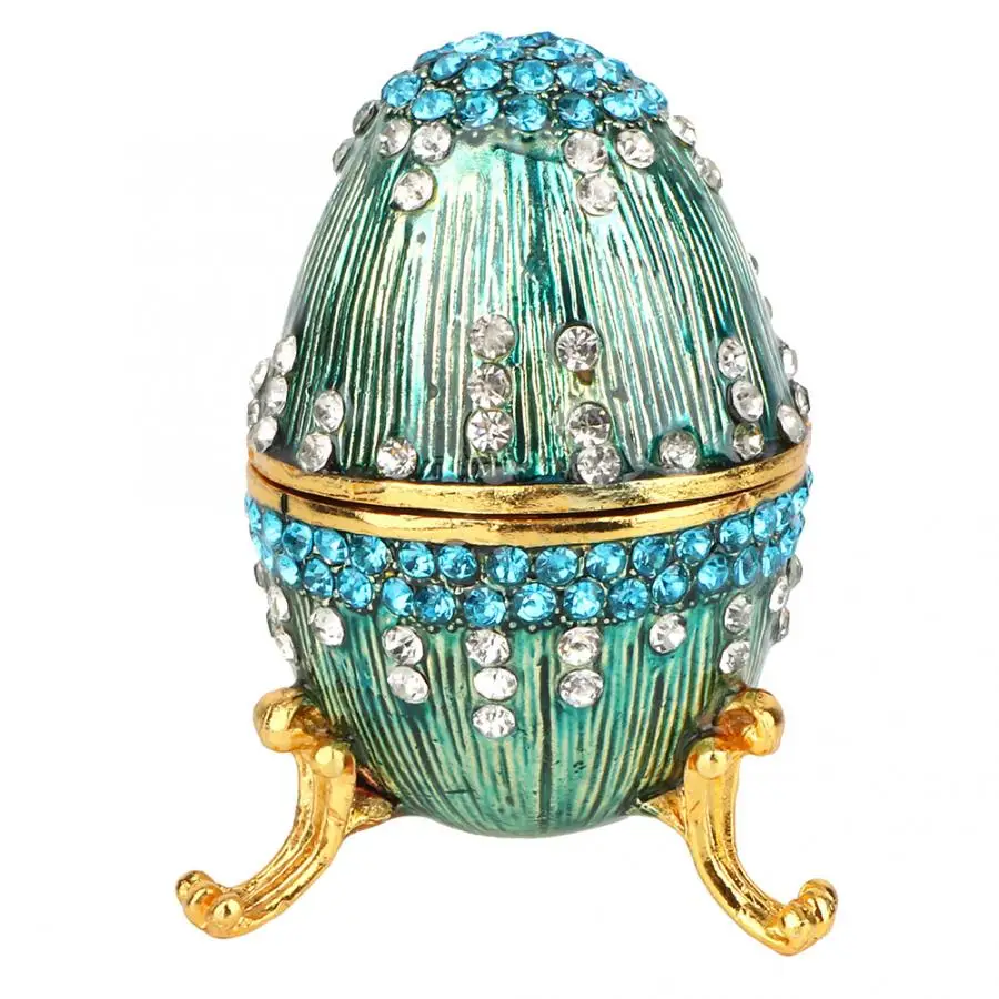 Remote Control Holder Storage Box Enameled Easter Egg Vintage Style Jewelry Organizer Trinket Box Decoration Gift Blue Drawer
Remote Control Holder Storage Box Enameled Easter Egg Vintage Style Jewelry Organizer Trinket Box Decoration Gift Blue Drawer