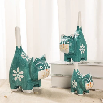 3PCS/SET Wood handicrafts Cat Figurines Cute kittens Home Decor Gifts Crafts Ornament Decoration
3PCS/SET Wood handicrafts Cat Figurines Cute kittens Home Decor Gifts Crafts Ornament Decoration