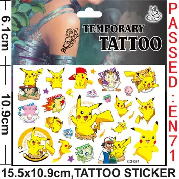20sheet/lot Lovely Poke Pocket Monsters Waterproof Temporary Nontoxic Tattoos Sticker For Birthday Party Decorative Favor
20sheet/lot Lovely Poke Pocket Monsters Waterproof Temporary Nontoxic Tattoos Sticker For Birthday Party Decorative Favor