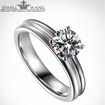 JEWELLWAGN Moissanite Engagement Rings for Women 1.00CT Certified 18K White Gold Wedding Rings Fine Jewelry Round Classic Gift
JEWELLWAGN Moissanite Engagement Rings for Women 1.00CT Certified 18K White Gold Wedding Rings Fine Jewelry Round Classic Gift