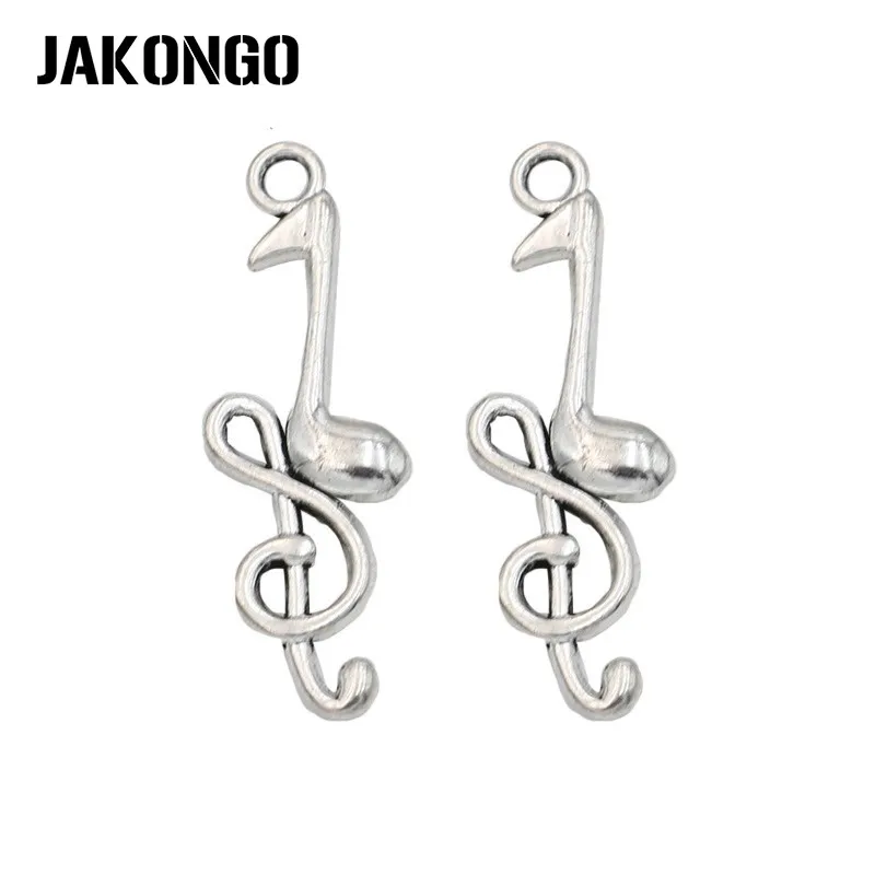 KJjewel Antique Silver Plated Music Note Charm Pendants Handmade Jewelry Accessories Making fit Bracelet DIY 32x11mm
KJjewel Antique Silver Plated Music Note Charm Pendants Handmade Jewelry Accessories Making fit Bracelet DIY 32x11mm