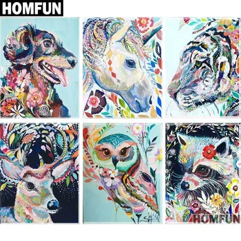 HOMFUN Full Square/Round Drill 5D DIY Diamond Painting "animal colorful paintings" 3D Embroidery Cross Stitch 5D Home Decor
HOMFUN Full Square/Round Drill 5D DIY Diamond Painting "animal colorful paintings" 3D Embroidery Cross Stitch 5D Home Decor