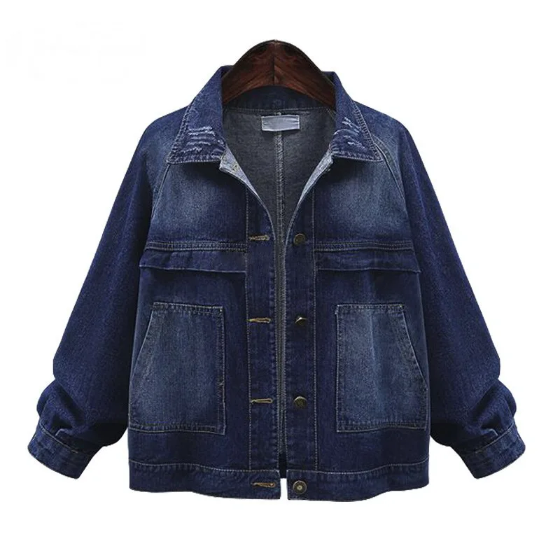 Plus Size XL-5XL Autumn Women's Denim Jacket Vintage Casual Loose Ladies Basic Jeans Coats Female Clothing Big Size 3XL 4XL 1069
Plus Size XL-5XL Autumn Women's Denim Jacket Vintage Casual Loose Ladies Basic Jeans Coats Female Clothing Big Size 3XL 4XL 1069