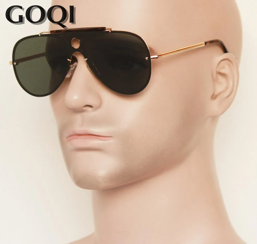 GOQI 2018 iconic style flat large metal 57MM polarized lens, classical vintage men driving and traveling sunglasses ,men gafas
GOQI 2018 iconic style flat large metal 57MM polarized lens, classical vintage men driving and traveling sunglasses ,men gafas