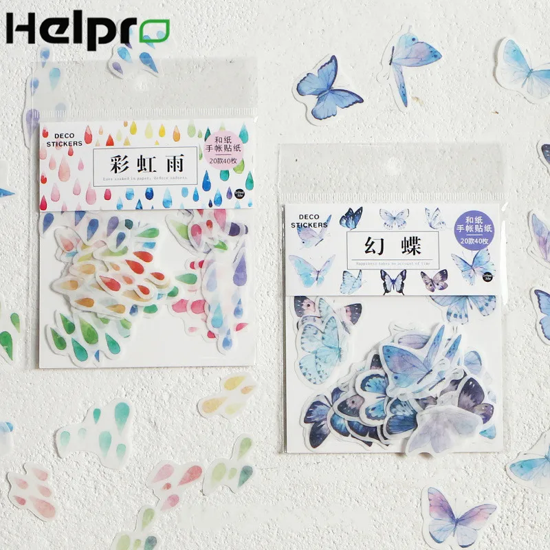 Helpro 40 Pcs/Box Cartoon Stickers Rainbow Rain Series Decorative Scrapbooking Kawaii Diary Stationery Sticker School Supplies
Helpro 40 Pcs/Box Cartoon Stickers Rainbow Rain Series Decorative Scrapbooking Kawaii Diary Stationery Sticker School Supplies