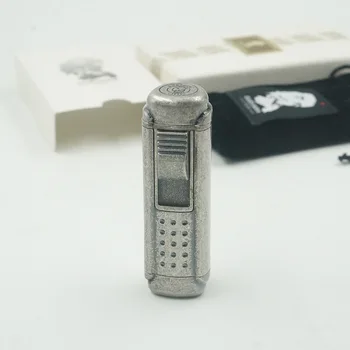 Guevara Vintage Silver Tempered Steel Gas Butane 4 Torch Jet Flame Cigar Lighter With Punch Cigarette Windproof Lighters
Guevara Vintage Silver Tempered Steel Gas Butane 4 Torch Jet Flame Cigar Lighter With Punch Cigarette Windproof Lighters
