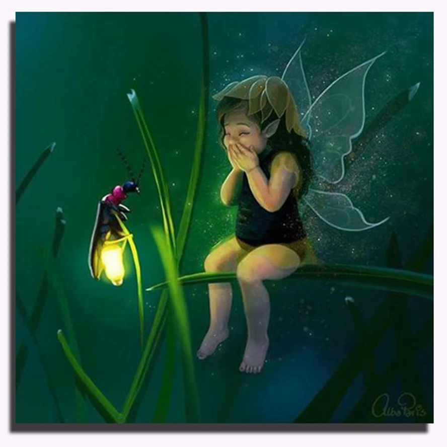 100% DIY 5D Diamond Mosaic Fairy elf & firefly Handmade Diamond Painting Cross Stitch Kits Diamond Christmas Embroidery AS602
100% DIY 5D Diamond Mosaic Fairy elf & firefly Handmade Diamond Painting Cross Stitch Kits Diamond Christmas Embroidery AS602