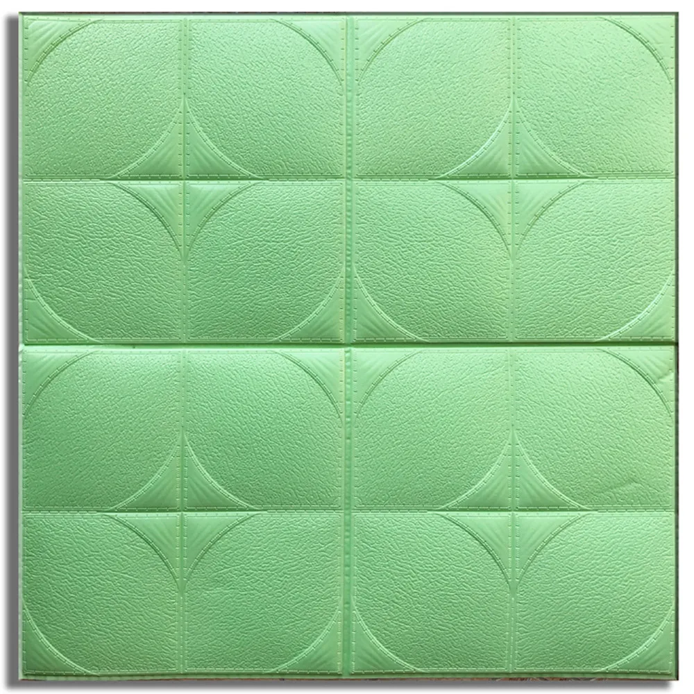 3D PE Foam Green Soft XPE Wall Stickers Simple Fashion Child Safety Bedside TV Background Wall Room Decorative Art Mural
3D PE Foam Green Soft XPE Wall Stickers Simple Fashion Child Safety Bedside TV Background Wall Room Decorative Art Mural