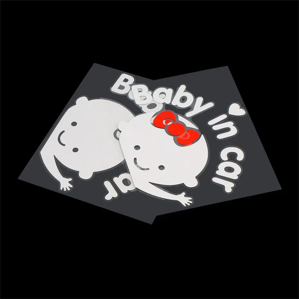 Auto 3D Cartoon Creative 17*14 cm Baby On Board Baby In Car Car Sticker Waterproof Reflective Car Decal On Rear Windshield
Auto 3D Cartoon Creative 17*14 cm Baby On Board Baby In Car Car Sticker Waterproof Reflective Car Decal On Rear Windshield