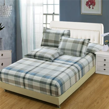 Modern simple blue gray plaid stripe Bedding fitted sheet pillowcase 3pc twin queen King Size adult/kid bedroom home textile
Modern simple blue gray plaid stripe Bedding fitted sheet pillowcase 3pc twin queen King Size adult/kid bedroom home textile