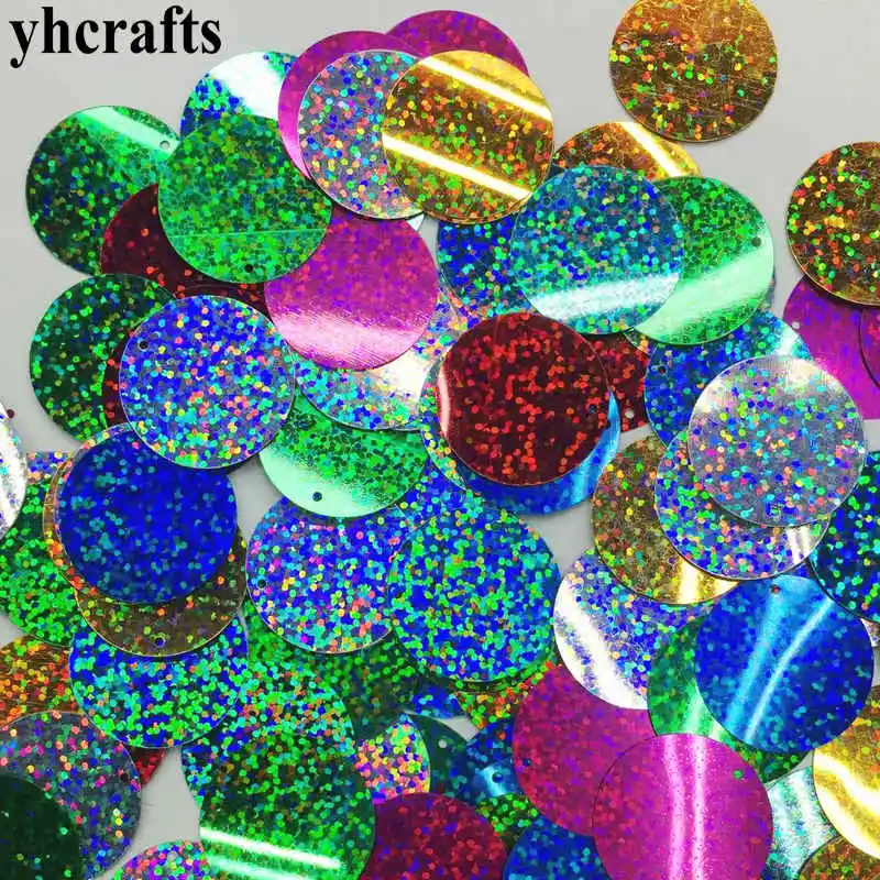 25gram/Lot. 30mm laser round with hole sequins Craft material Kindergarten crafts Creative activity items Make your own OEM DIY
25gram/Lot. 30mm laser round with hole sequins Craft material Kindergarten crafts Creative activity items Make your own OEM DIY