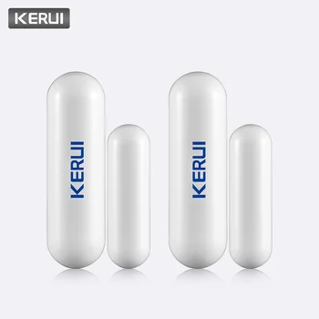 KERUI 2pcs 433MHz Portable Smart Home Alarm Sensors Detectors Wireless Window Door Magnet Sensor Detector For Kerui Alarm System
KERUI 2pcs 433MHz Portable Smart Home Alarm Sensors Detectors Wireless Window Door Magnet Sensor Detector For Kerui Alarm System