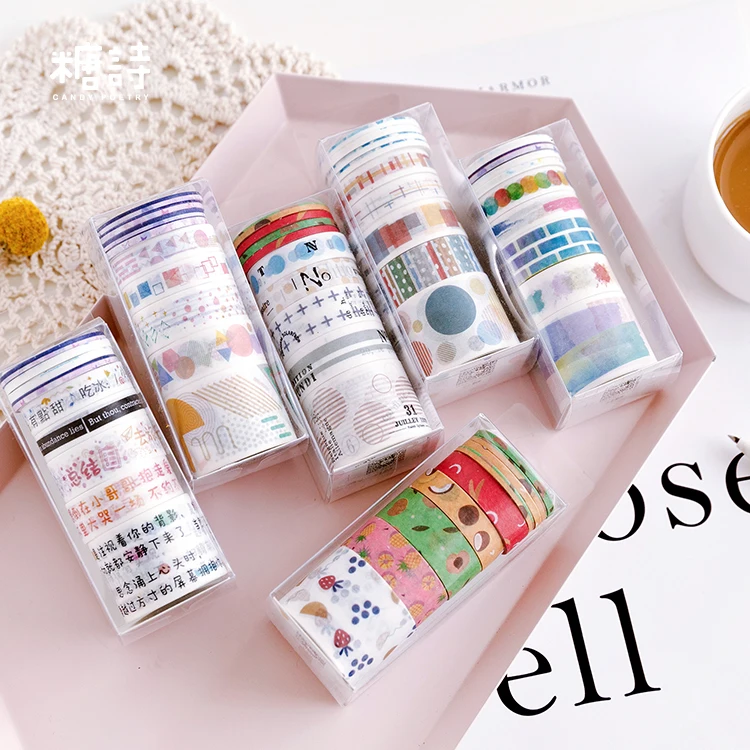 9pcs/pack Fun Geometry Theme Washi Tape Adhesive Masking Tape Decorative Diy Stick Label Escolar Papelaria
9pcs/pack Fun Geometry Theme Washi Tape Adhesive Masking Tape Decorative Diy Stick Label Escolar Papelaria