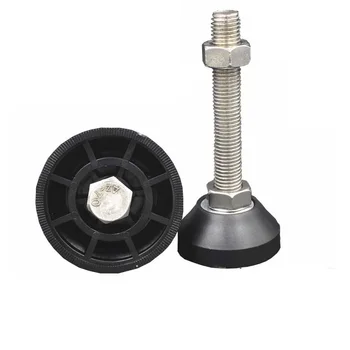 4PCS/LOT Reinforced Nylon Base Diameter 50MM With Screw M10*60/80 M12*60/80/120MM Fixed Articulated Feet Leveling Foot Cups
4PCS/LOT Reinforced Nylon Base Diameter 50MM With Screw M10*60/80 M12*60/80/120MM Fixed Articulated Feet Leveling Foot Cups