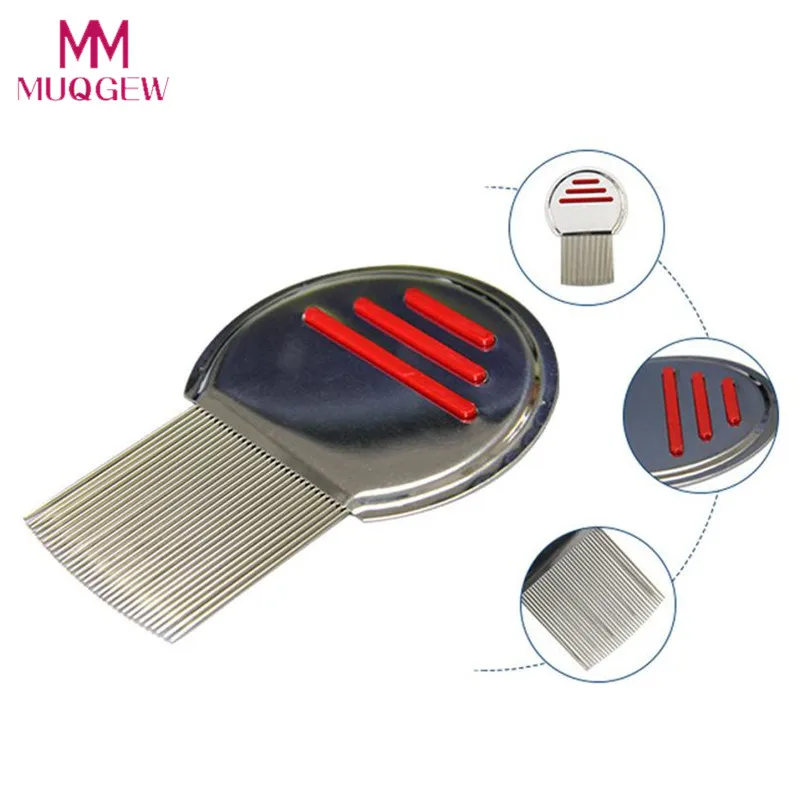 New Brand 2019 1pcs Terminator Lice Comb Hair Rid Headlice Superdensity Stainless Steel Metal Teeth Comb Wholesale&Drop Shipping
New Brand 2019 1pcs Terminator Lice Comb Hair Rid Headlice Superdensity Stainless Steel Metal Teeth Comb Wholesale&Drop Shipping