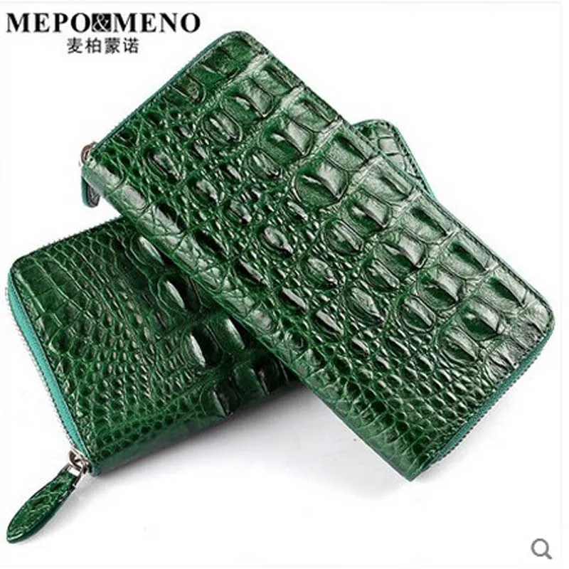2018 maibomengnuo No stitching authentic real crocodile leather purse contracted and fashionable men and women long zipper bag
2018 maibomengnuo No stitching authentic real crocodile leather purse contracted and fashionable men and women long zipper bag