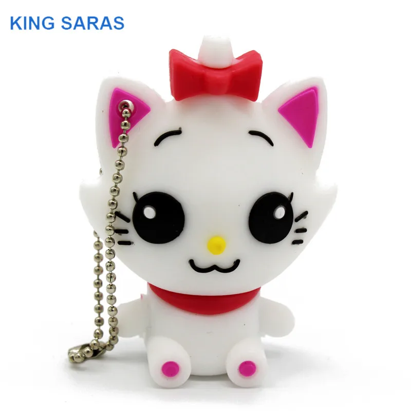 KING SARAS cartoon cute cat usb flash drive 4GB 8GB 16GB 32GB 64GB pendrive U disk usb 2.0 Gift for girl
KING SARAS cartoon cute cat usb flash drive 4GB 8GB 16GB 32GB 64GB pendrive U disk usb 2.0 Gift for girl
