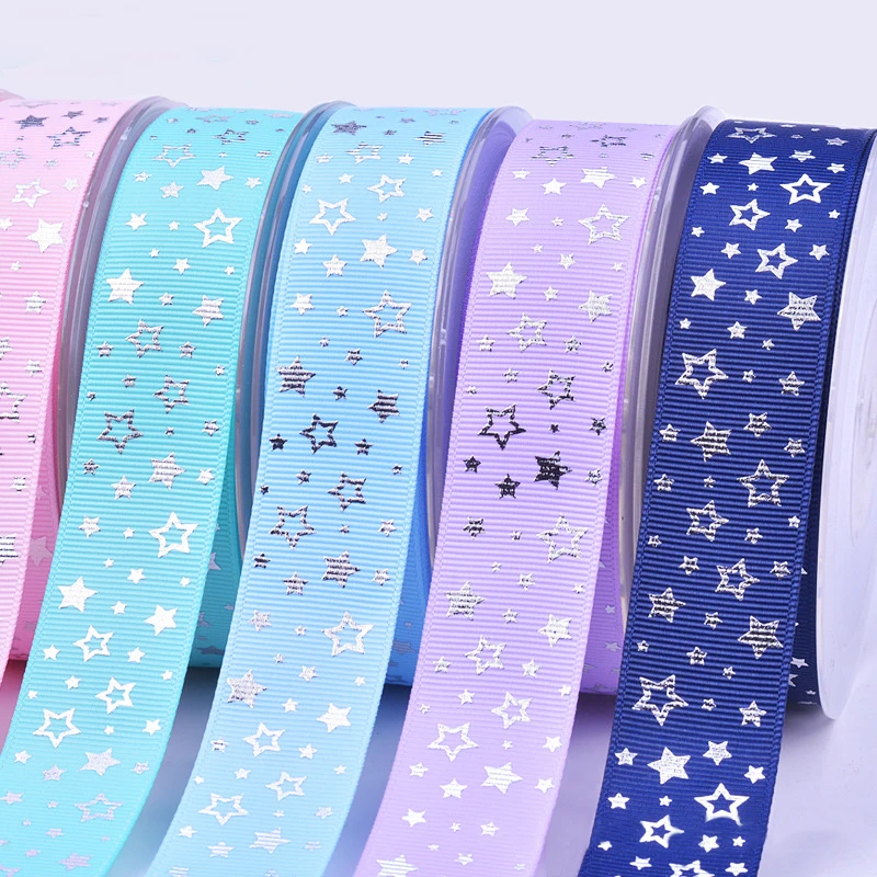 Little Twin Stars Series Printed Grosgrain Ribbon 25mm Silver Foil Star Print Ribbons for Sewing Handmade Crafts Gifts Pack Tape
Little Twin Stars Series Printed Grosgrain Ribbon 25mm Silver Foil Star Print Ribbons for Sewing Handmade Crafts Gifts Pack Tape