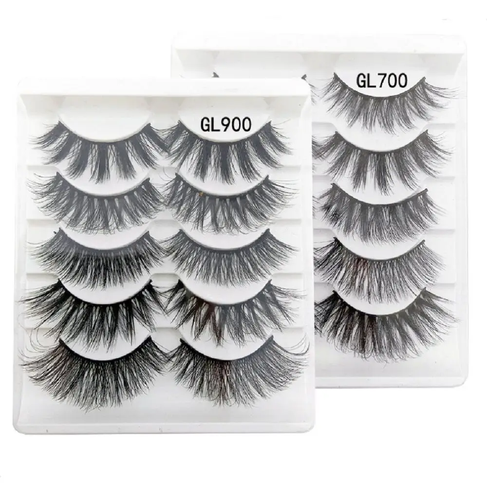 5 Pairs 3D Mink Hair False Eyelashes Thick Curled Full Strip Lashes Eyelash Extension Fashion Women Eyes Makeup dropship
5 Pairs 3D Mink Hair False Eyelashes Thick Curled Full Strip Lashes Eyelash Extension Fashion Women Eyes Makeup dropship
