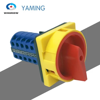 Self-reset Electric 3 Positions Padlock 20 contacts 5 poles Rotary Cam Changeover Switch with Screws 690V 20A Silver contact
Self-reset Electric 3 Positions Padlock 20 contacts 5 poles Rotary Cam Changeover Switch with Screws 690V 20A Silver contact
