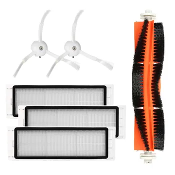 Pack of 6 Replacement Accessories Kit for Xiaomi Mi Robotic Vacuum Cleaner--3 HEPA Filters + 2 Side Brushes + 1 Main Brush
Pack of 6 Replacement Accessories Kit for Xiaomi Mi Robotic Vacuum Cleaner--3 HEPA Filters + 2 Side Brushes + 1 Main Brush