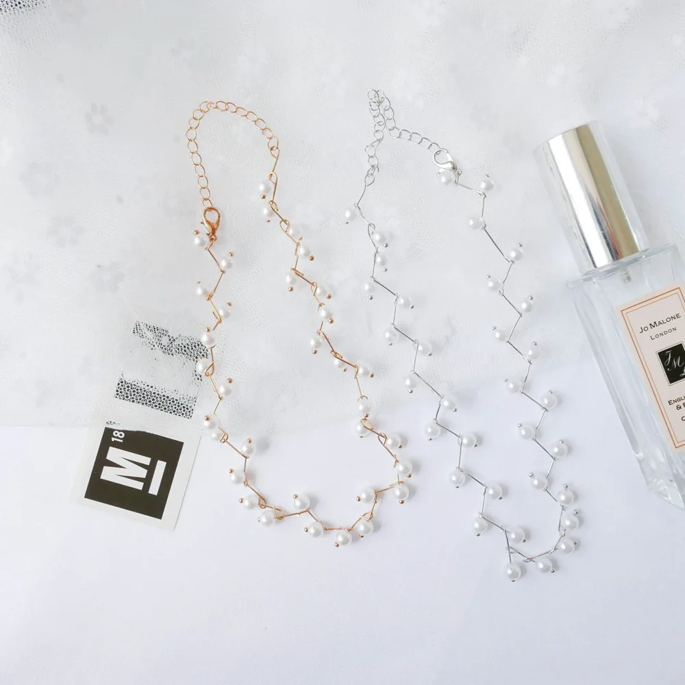 SUKI New Fashion Simulated Pearl Choker Necklaces for Women colar Choker Necklace Pendant on Neck Bohemian Necklace Jewelry
SUKI New Fashion Simulated Pearl Choker Necklaces for Women colar Choker Necklace Pendant on Neck Bohemian Necklace Jewelry