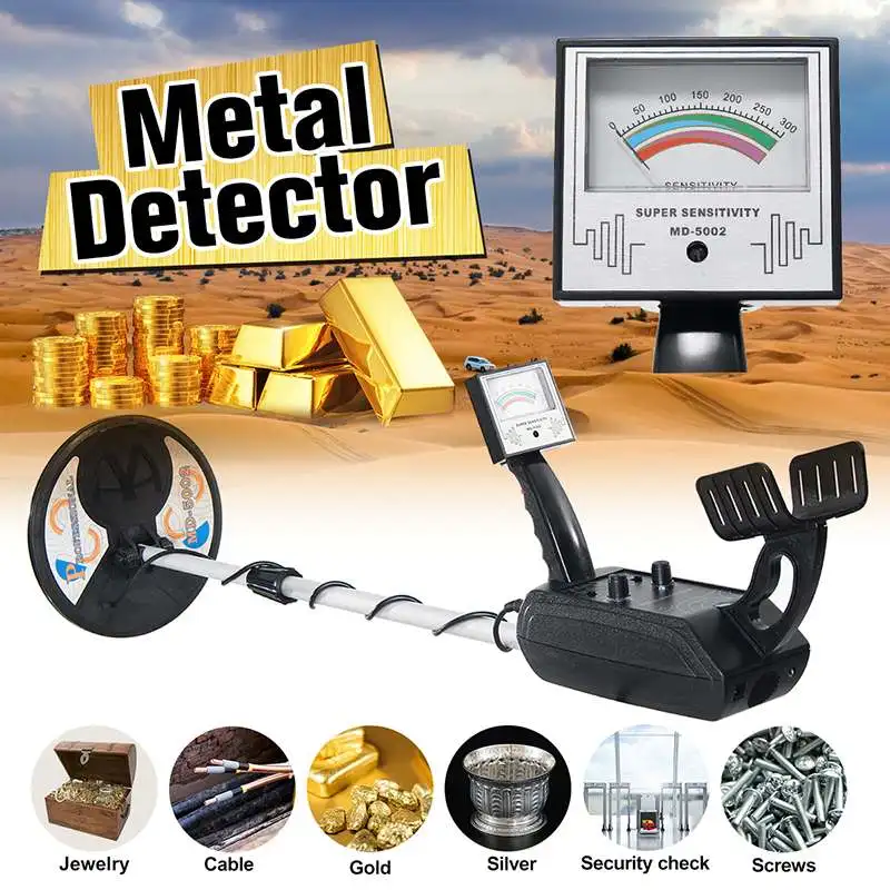 Waterproof Deep Sensitive Underground Metal Detector MD-5002 Gold Detectors MD5002 LCD Treasure Hunter Detector Circuit Metal
Waterproof Deep Sensitive Underground Metal Detector MD-5002 Gold Detectors MD5002 LCD Treasure Hunter Detector Circuit Metal