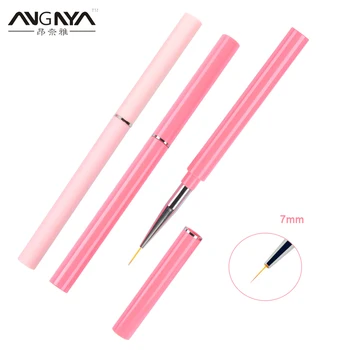 ANGNYA New 1Pcs 7/11mm Macaroon Color Nail Art Brushes UV Gel Painting Line Brush Nylon Hair Pen Manicure Nail Liner Tools A141
ANGNYA New 1Pcs 7/11mm Macaroon Color Nail Art Brushes UV Gel Painting Line Brush Nylon Hair Pen Manicure Nail Liner Tools A141