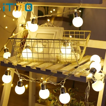 ITimo LED String Fairy Lamps 20 LEDs For New Year Christmas Globe Garland Lights Ball String Lights Outdoor Holiday Lighting
ITimo LED String Fairy Lamps 20 LEDs For New Year Christmas Globe Garland Lights Ball String Lights Outdoor Holiday Lighting