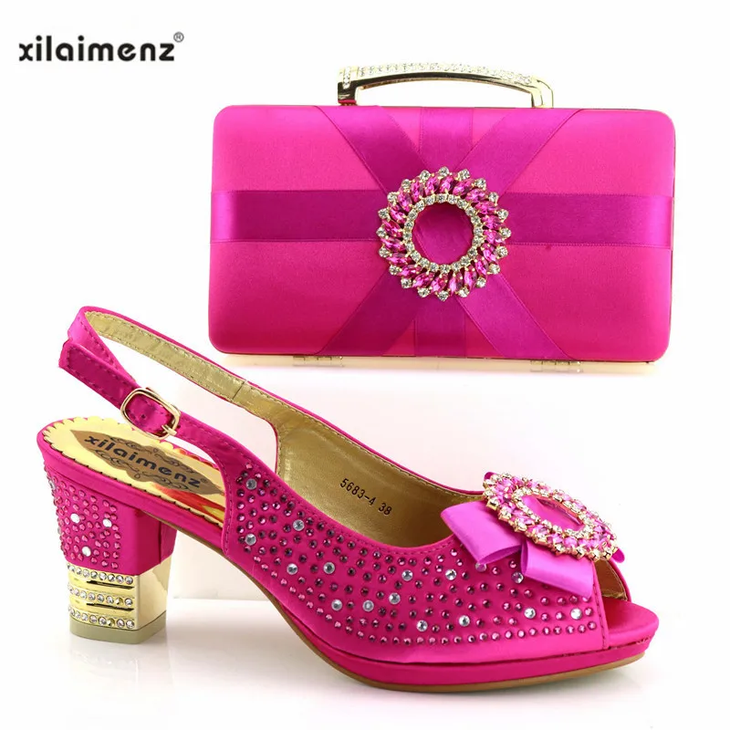 2019 Fuchsia Nigerian shoes and bag set Italian shoe with matching bag best selling ladies matching shoe and bag
2019 Fuchsia Nigerian shoes and bag set Italian shoe with matching bag best selling ladies matching shoe and bag