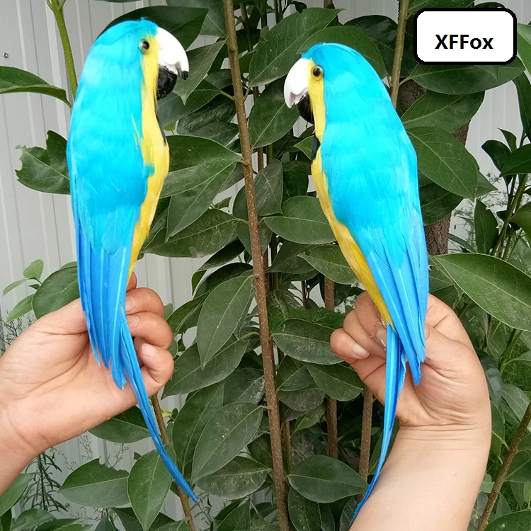 a pair of simulation blue&yellow parrot models foam&furs real life parrot bird dolls gift about 30cm xf1098
a pair of simulation blue&yellow parrot models foam&furs real life parrot bird dolls gift about 30cm xf1098