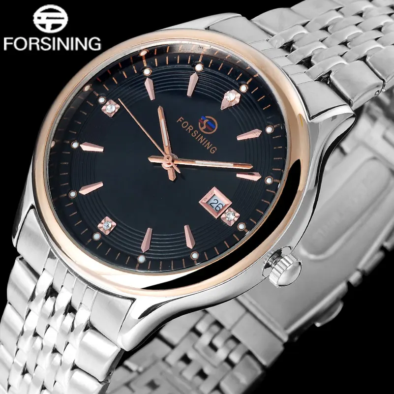FORSINING brand casual men quartz watches business men's bracelet auto date watches stainless steel band wristwatches relogio
FORSINING brand casual men quartz watches business men's bracelet auto date watches stainless steel band wristwatches relogio