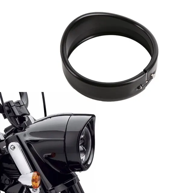 7inch/5.75inch Visor Style Headlamp Trim Ring For Road King Sportster 883 XL883 1200 Low XL1200L Dyna Softail Iron 883 XL
7inch/5.75inch Visor Style Headlamp Trim Ring For Road King Sportster 883 XL883 1200 Low XL1200L Dyna Softail Iron 883 XL