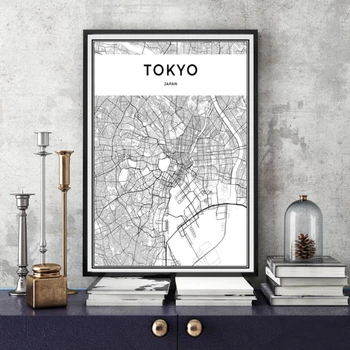 Nordic Poster TOKYO Japan Map Canvas Paintings Black and White Prints Wall Art Pictures For Living Room Home Decoration No Frame
Nordic Poster TOKYO Japan Map Canvas Paintings Black and White Prints Wall Art Pictures For Living Room Home Decoration No Frame